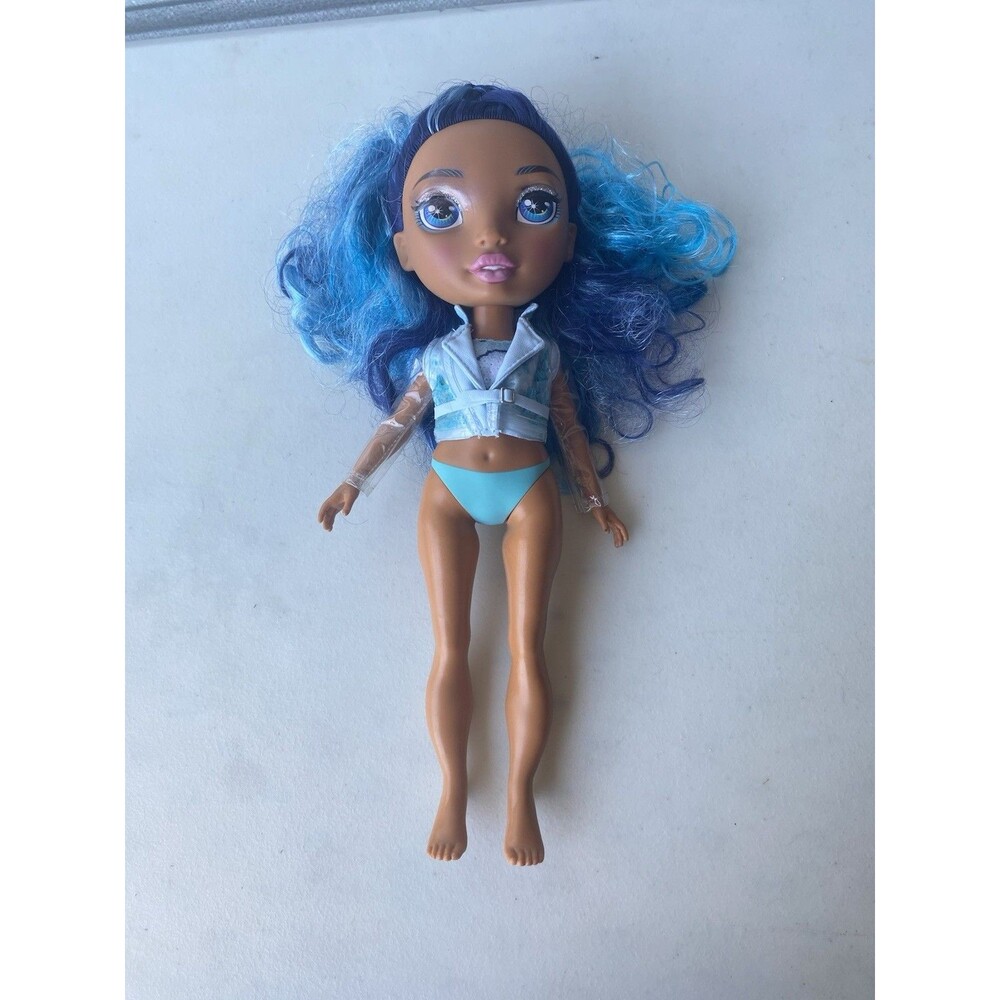 Rainbow High Skyler Bradshaw Blue Curly Hair Fashion Doll Top Incomplete Outfit